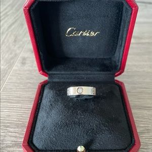 Authentic Cartier Love ring 3 Diamonds